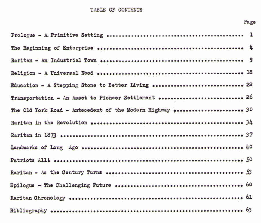 research paper table of contents mla